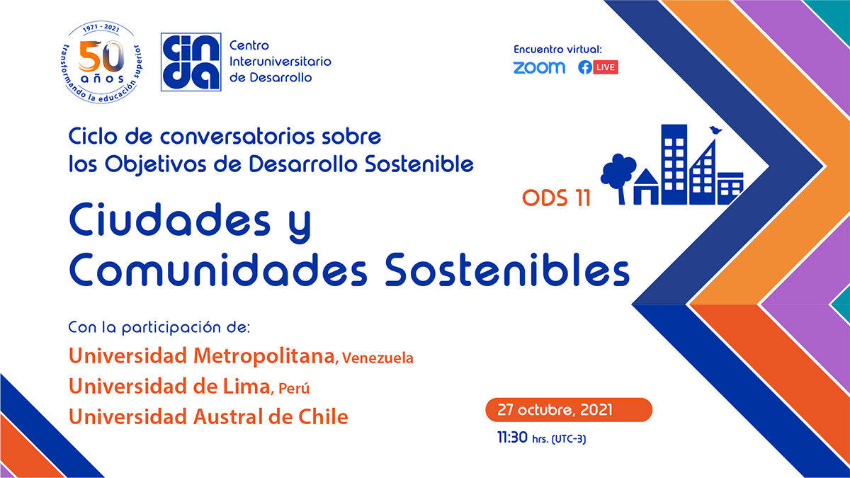 afiche ods 11 ciudades y comunidades sostenibles f